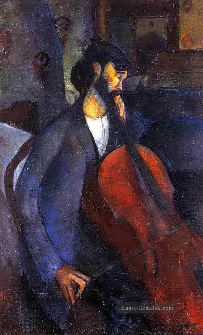 der Cellist 1909 Amedeo Modigliani Ölgemälde